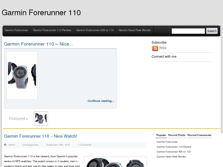 www.garminforerunner110.net