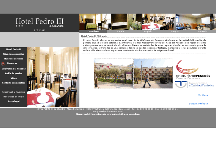 www.hotelpedrotercero.com