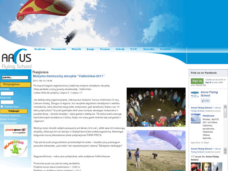 www.paragliding.lt