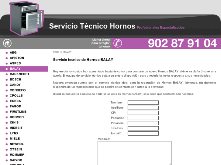 www.serviciotecnico-hornos.es