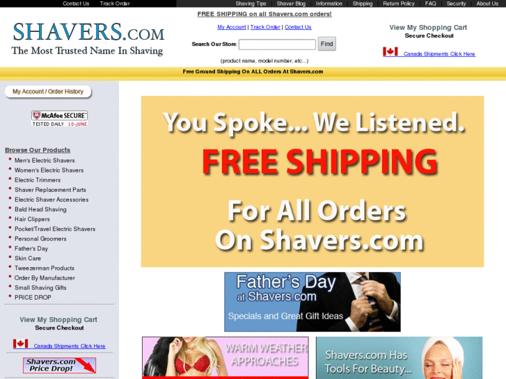 www.shaverdepot.com