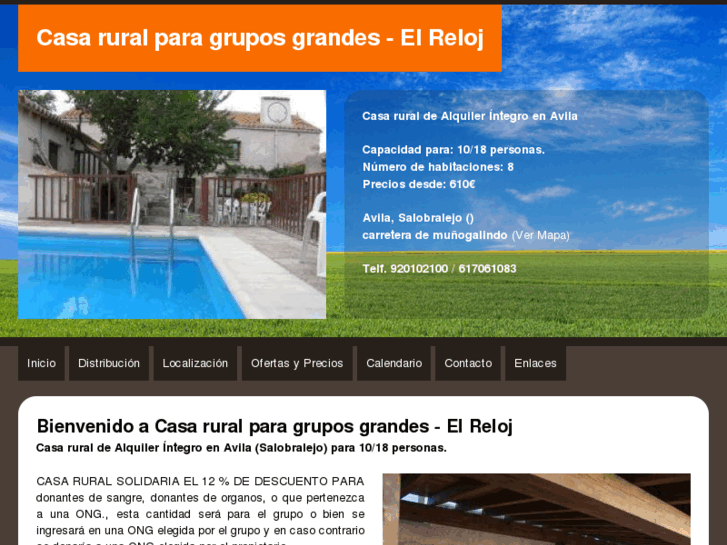 www.casaruralelreloj.es