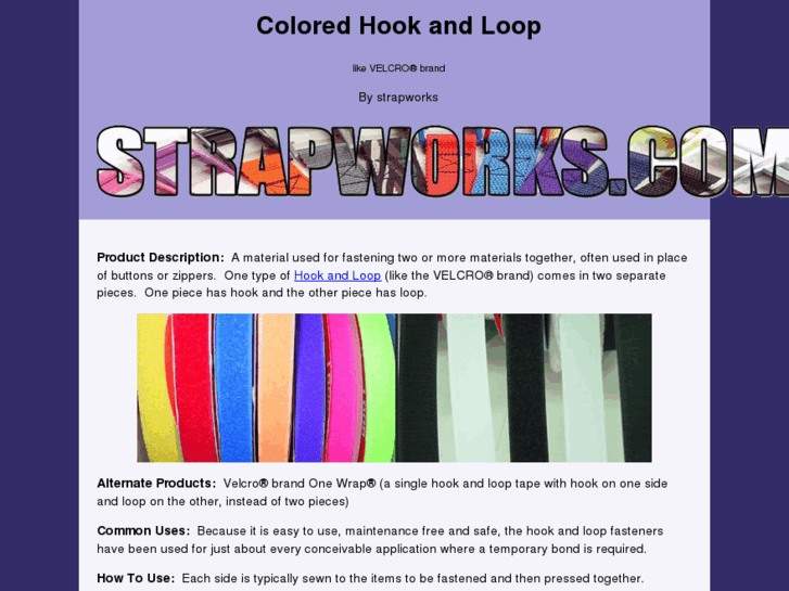 www.coloredhookandloop.net