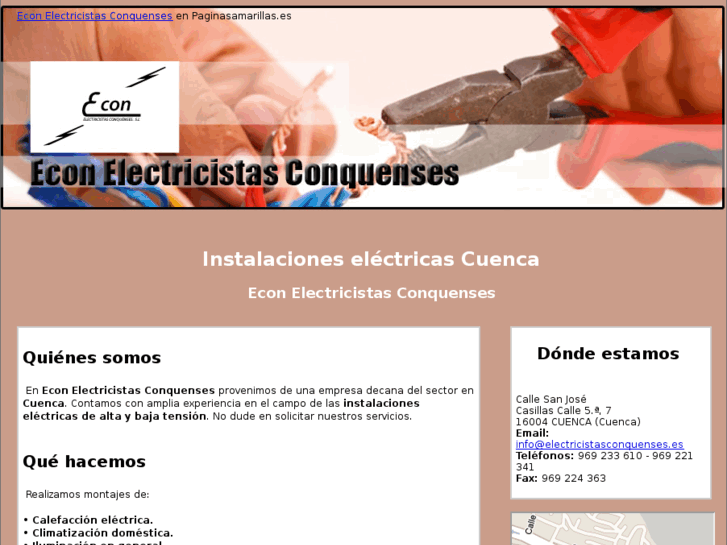 www.electricistasconquenses.es