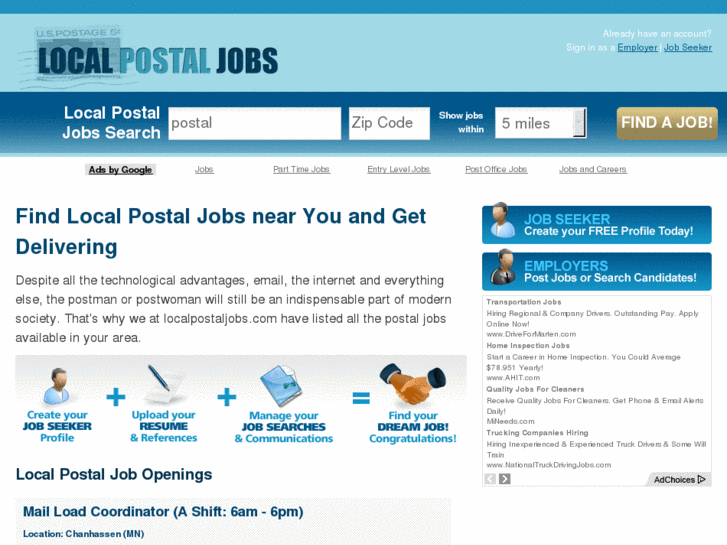 www.localpostaljobs.com