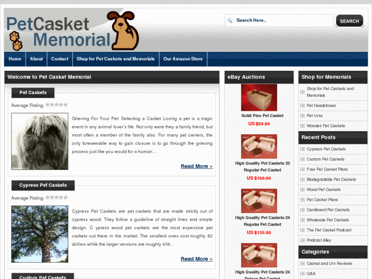 www.petcasketmemorial.com