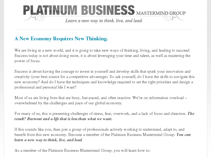 www.platinumbusinessmastermindgroup.com