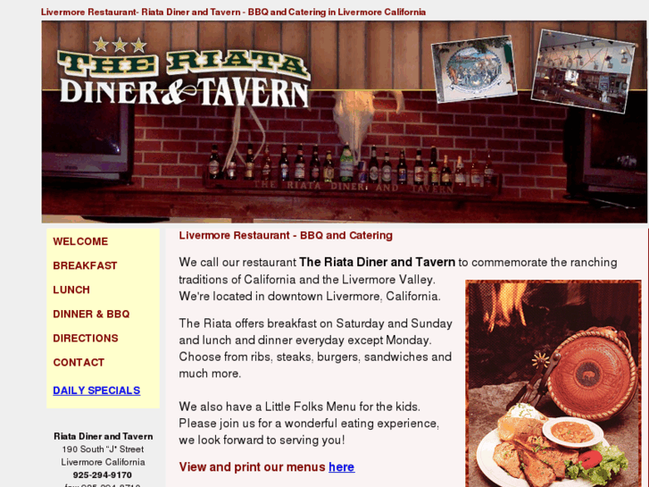 www.riatadinerandtavern.com