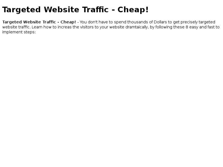 www.targetedwebsitetrafficcheap.com