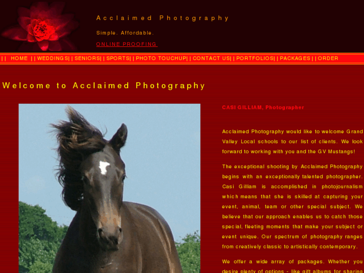 www.acclaimed-photography.com