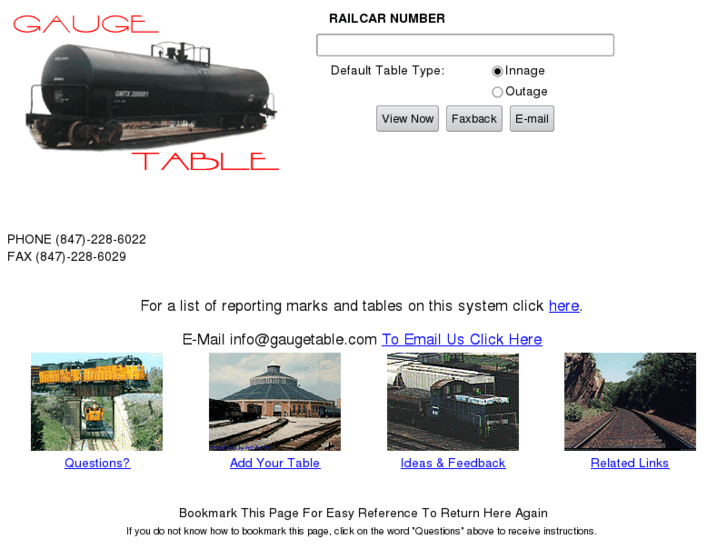 www.gaugetable.com