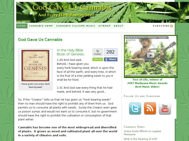 www.godgaveuscannabis.com