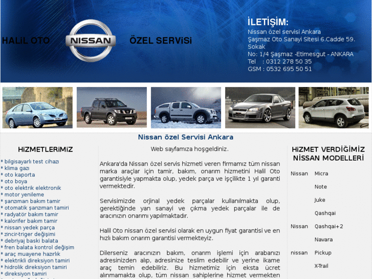 www.nissanozelservisankara.com