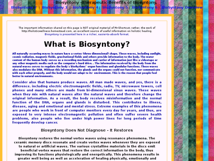 www.biosyntony.org