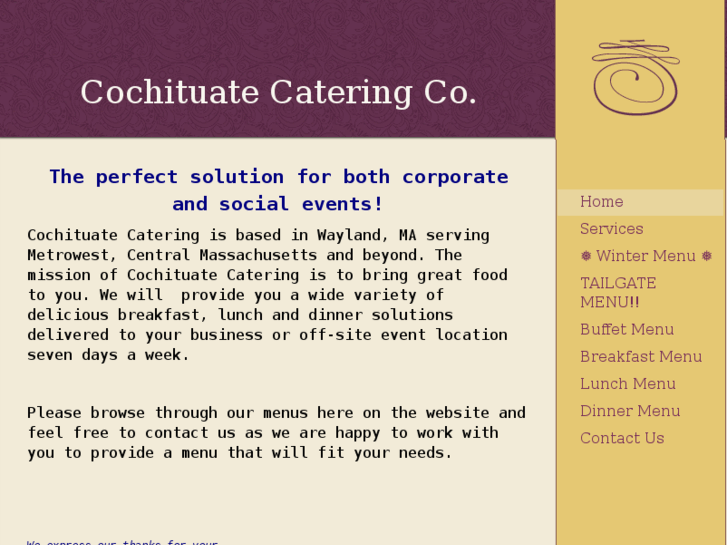 www.cochituatecatering.com