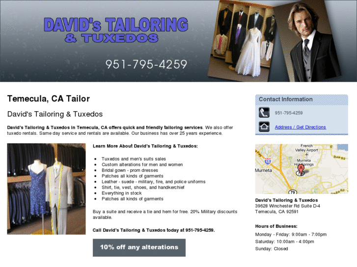 www.davidstailoringandtuxedos.com