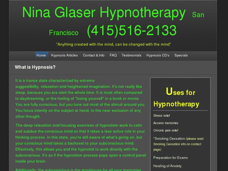 www.ninahypnosis.com