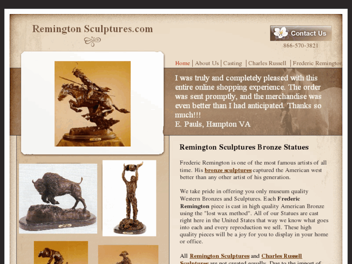 www.remingtonsculptures.com