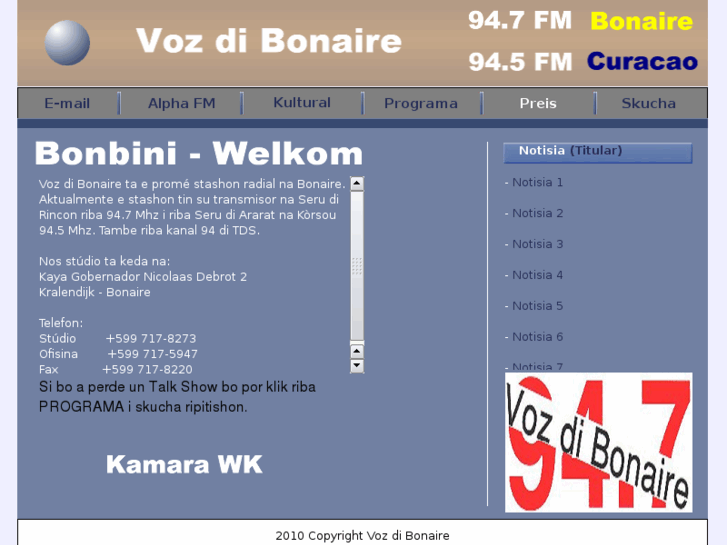 www.vozdibonaire.org