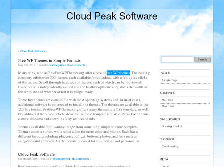 www.cloudpeaksoftware.com