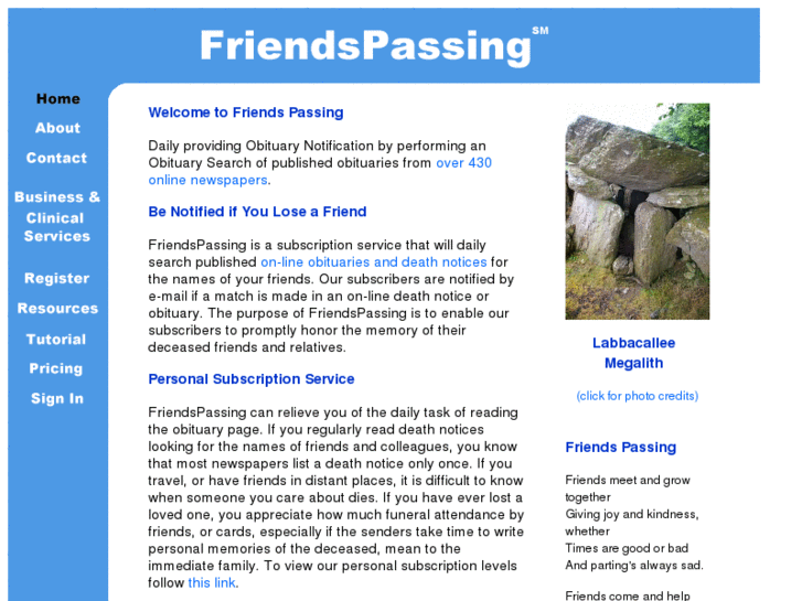 www.friendspassing.com