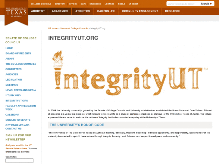 www.integrityut.org