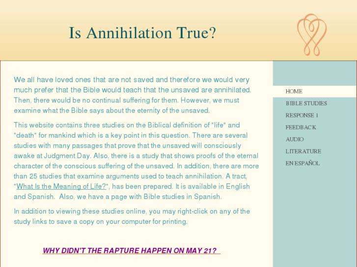 www.isannihilationtrue.com