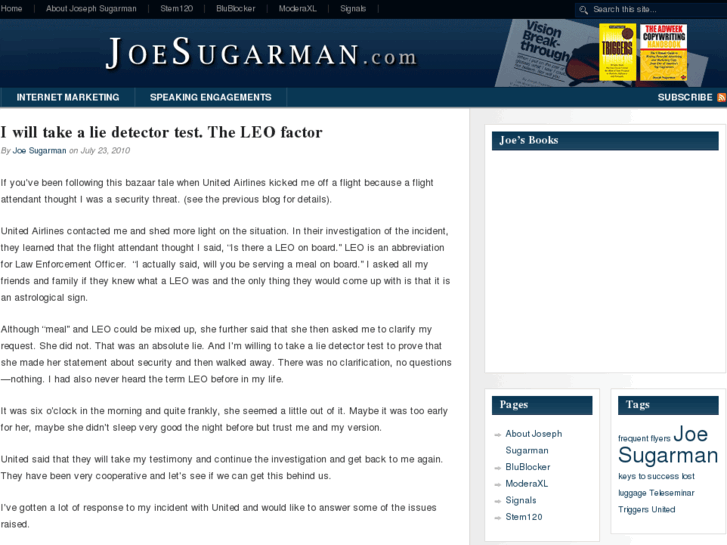 www.joesugarman.com