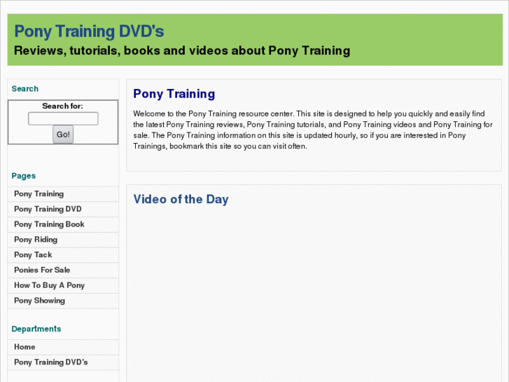 www.ponytrainingdvd.com