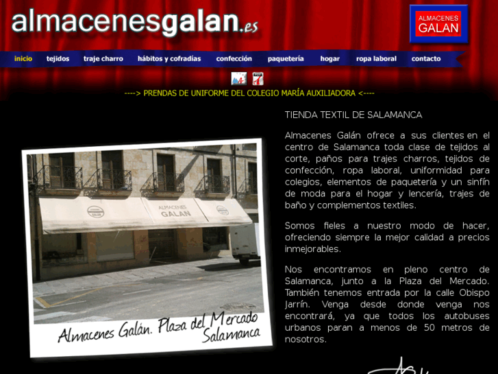 www.almacenesgalan.es