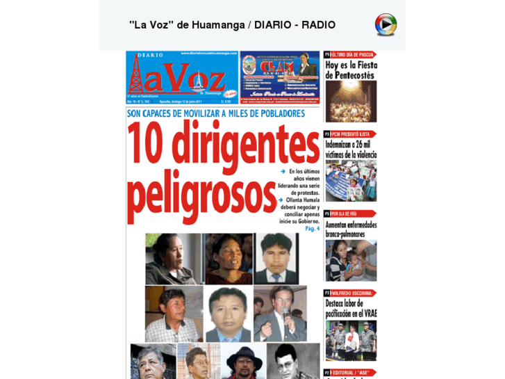 www.diariolavozdehuamanga.com