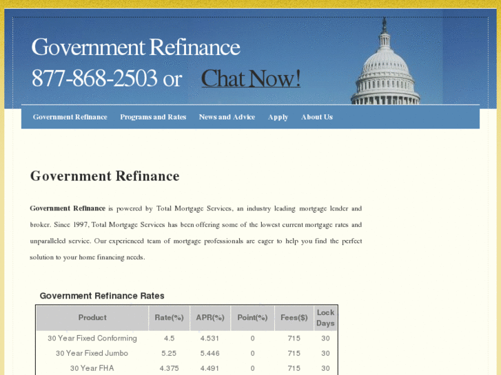 www.governmentrefinance.net