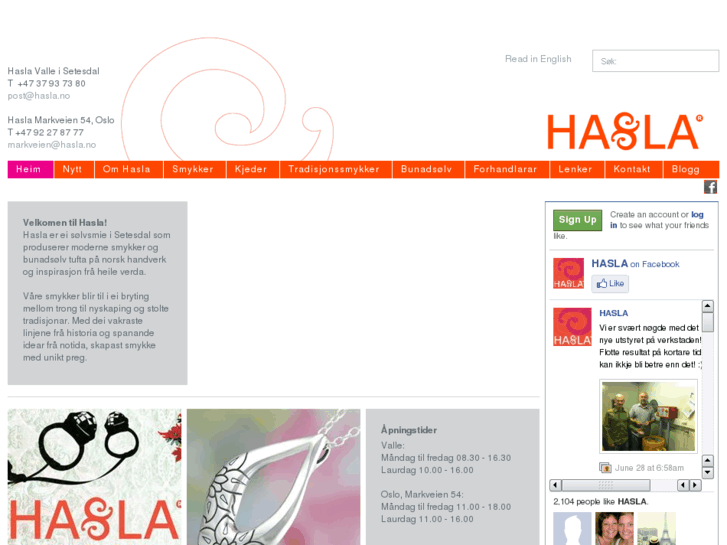 www.hasla.no