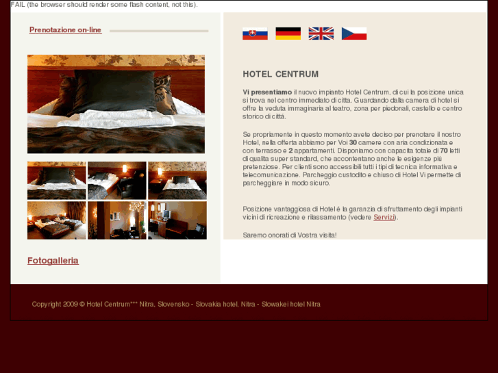 www.hotelcentrumnitra.it