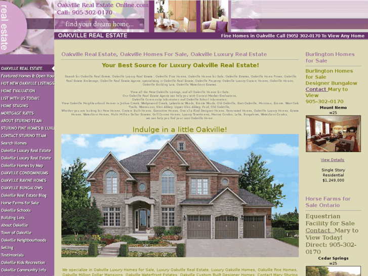 www.oakvillerealestateonline.com