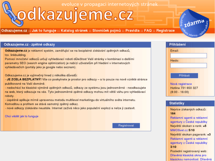 www.odkazujeme.cz