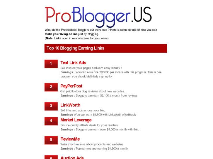 www.problogger.us