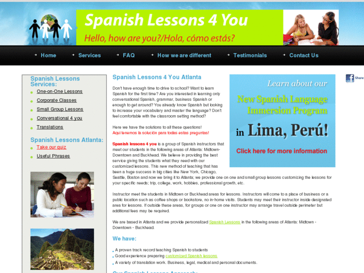 www.spanishlessons4you.com