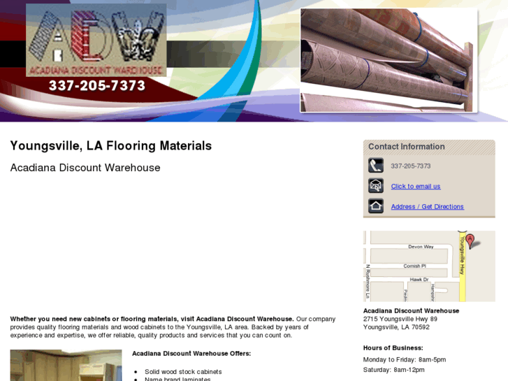 www.acadianacabinetsandflooring.com