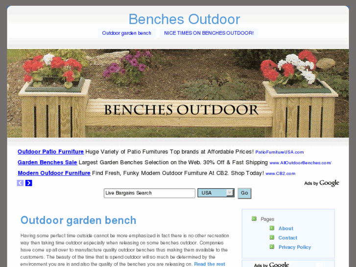 www.benchesoutdoor.net