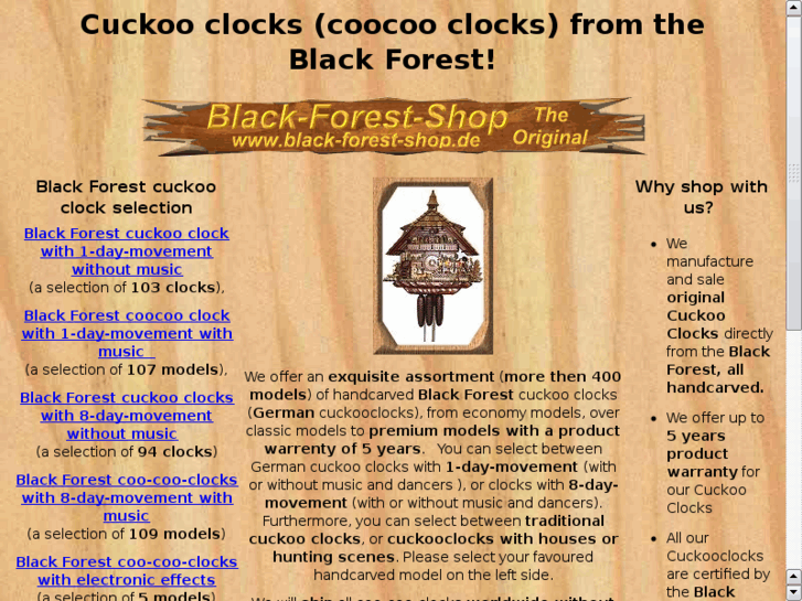 www.cuckoo-clock-shop.info