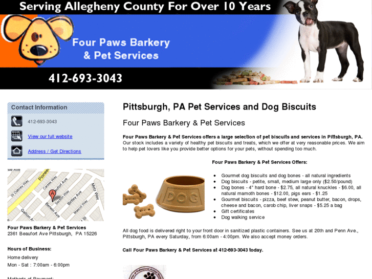 www.fourpawsbarkery1.com