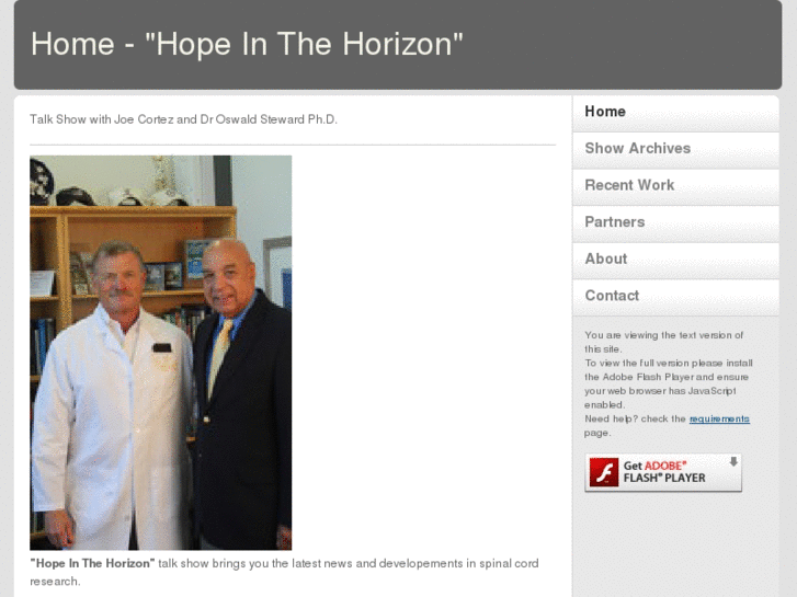 www.hopeinthehorizon.com