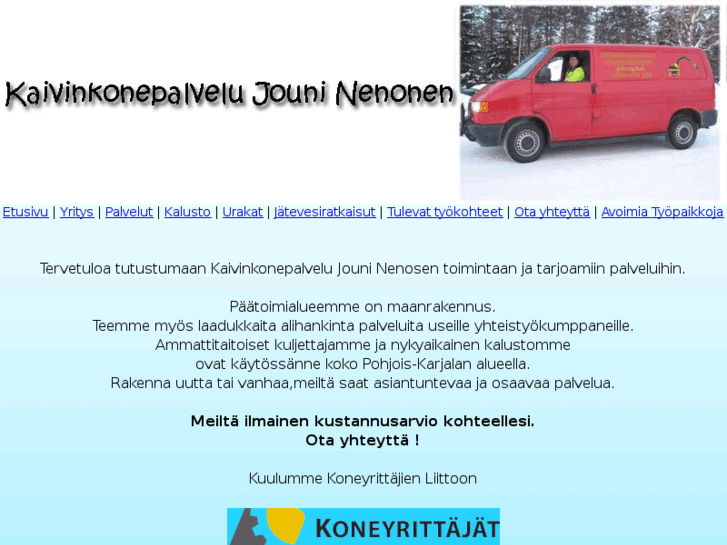 www.kaivinkonepalvelujnenonen.com