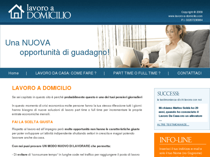 www.lavoroadomicilio.info