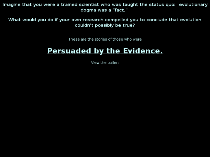 www.persuadedbytheevidence.com