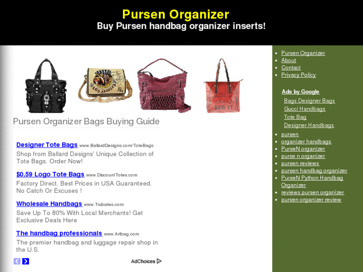 www.pursenorganizer.com