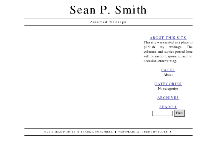 www.seanpsmith.net