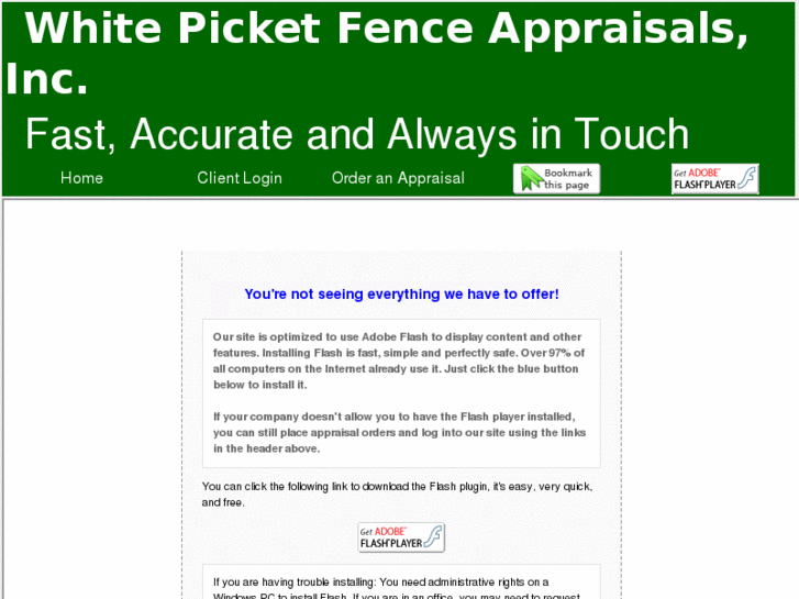 www.whitepicketfenceappraisals.com