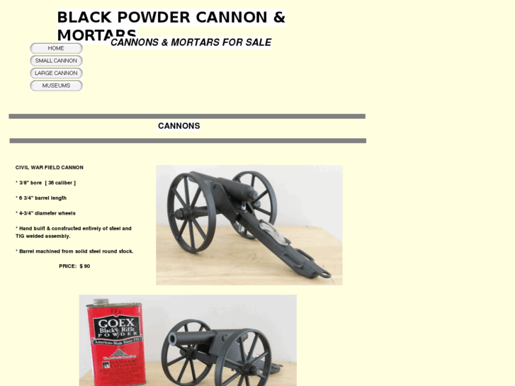 www.blackpowder-cannons.com
